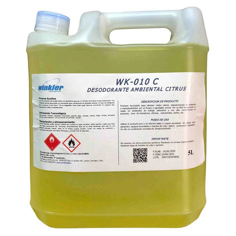 DESODORANTE AMBIENTAL CITRUS 5LT WINKLER