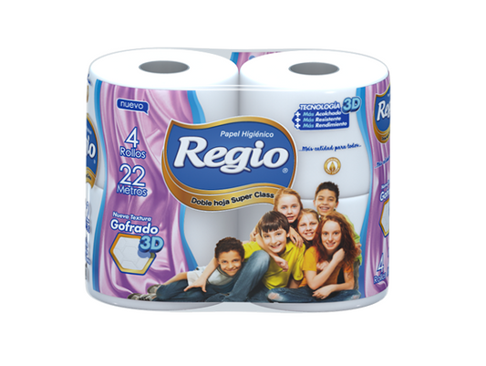 REGIO MÁXIMO  50Mx4 ROLLOS DH 12 PACKS