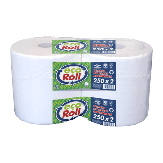 TOALLA ECOROLL H/S PACK X 2 UN 250MTS