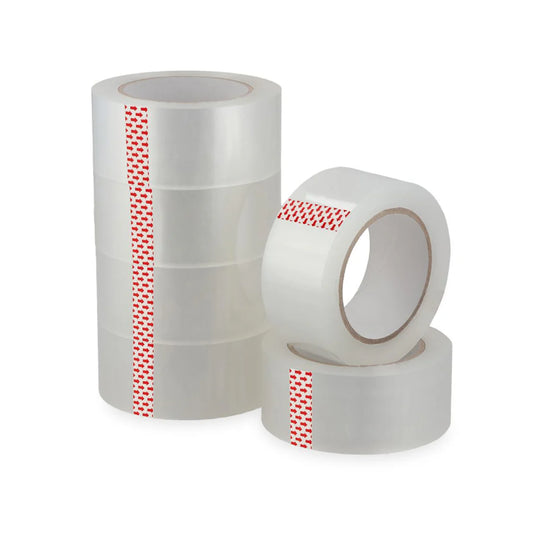 Cinta De Embalaje 48mm*100m*50mic Transparente - 6 uds