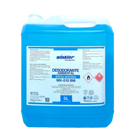 Desodorante Ambiental Brisa Marina Winkler WK-010BM 5 Lts